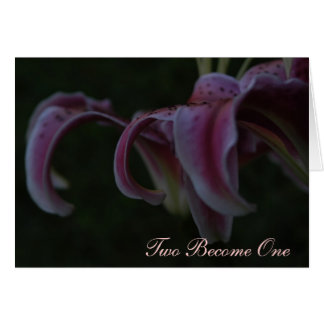 Bröllopkort - Haiku Hälsningskort