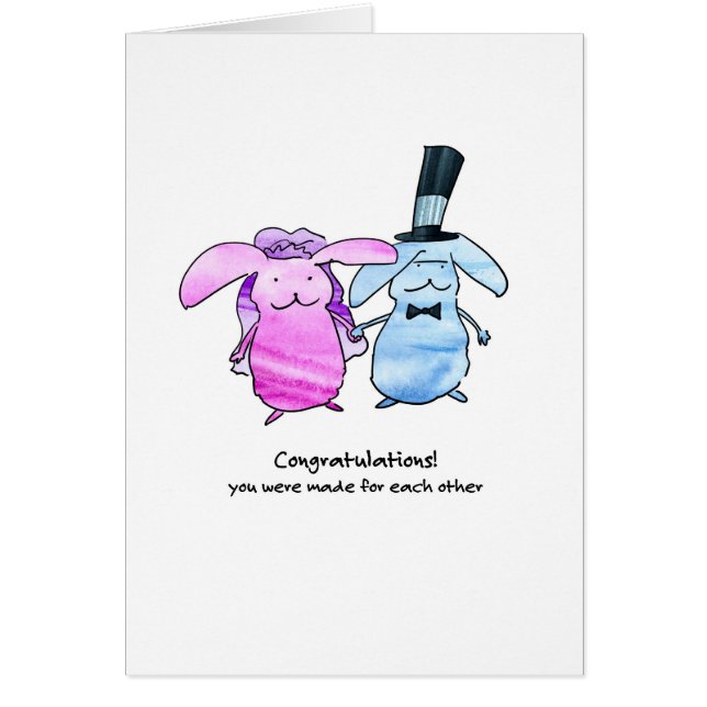 Bröllopkort Hälsningskort (Framsidan)