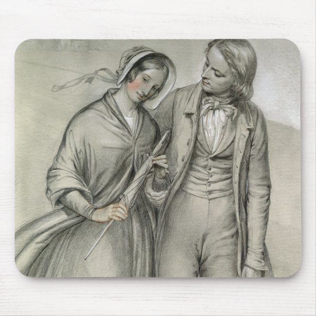 Bröllopmorgonen - avvikelsen, c.1846 musmatta (Framsidan)