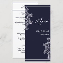 Bröllopmottagningsflottan och vit Elegant Meny