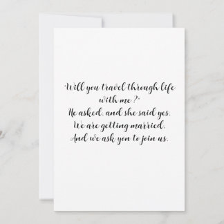 Bröllopmottagningsinbjudningar Inbjudningar