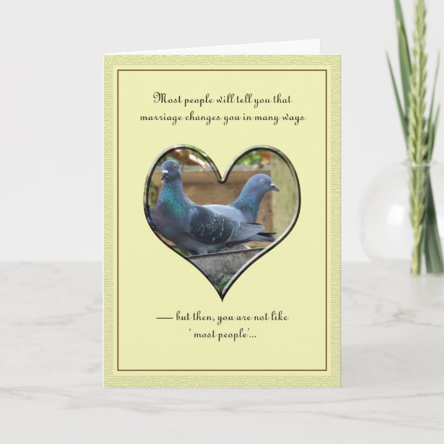 Bröllopönskemål Kort (Framsida)