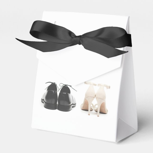 Bröllopor Favor Bags för gästmyndigheter Presentaskar (Framsidan Sidan)