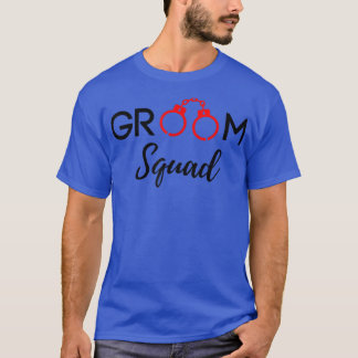 Brölloppresenter för Groom Squad Marskalkars Bröll T Shirt