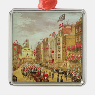 Bröllopprocession av Edward, Prince av Wales Julgransprydnad Metall