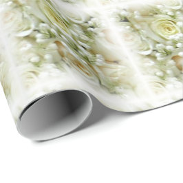 Brölloprobukett som slår in papper presentpapper
