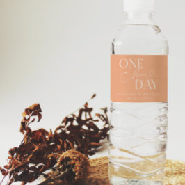 Brölloprovet Persika En Dag Till Vattenflaskor Etikett