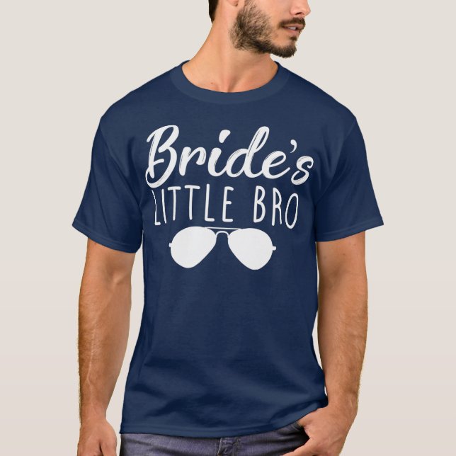 Bröllop's Brides Little Bro Coola Tees Manar Boys T Shirt (Framsida)