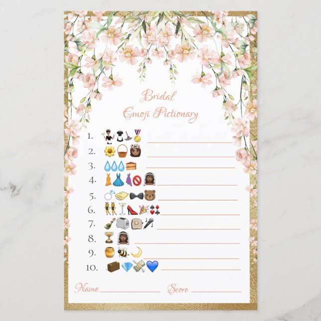 Bröllops-Emoji Pictionary Afroamerikansk (Framsida)