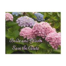 Bröllops Hydrangeor Spara Datumet