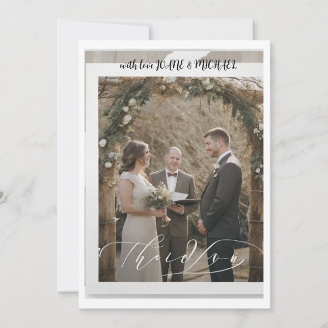 bröllops inbjudan (Framsida)