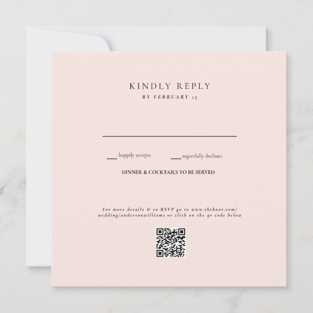 bröllops QR-kod RSVP (Framsida)