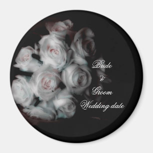 Bröllops Rosa Rosor Magnet Mall