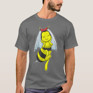 Brollops slöja för bin  t shirt