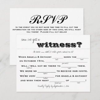 Bröllops-svar (ifyllnad) inbjudningar