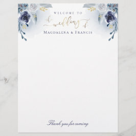 bröllops välkomstbrevshuvud