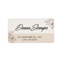 Bröllopsadressetiketter Eleganta
