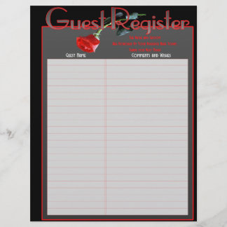 Bröllopsalbum Guestbook-sidor