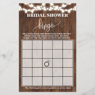 Bröllopsbingo Västerländsk Bröllopsspel Kort Flygblad