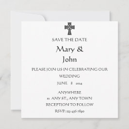 Bröllopsbjudan till svartvitt. inbjudningar