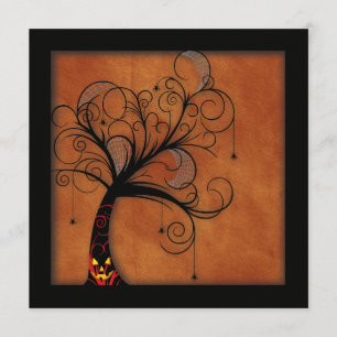 Bröllopsbjudanden för skogen inbjudningar