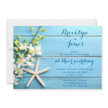 Bröllopsbjudanden med orkidéer