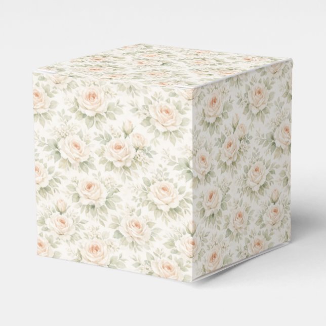 Bröllopsblommig mönster presentaskar (Framsidan Sidan)