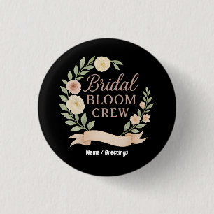 Bröllopsblomsterligan Floral Sängkammarparty Desig Knapp