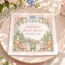 Bröllopsbrunch i blomsterträdgården