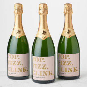 Bröllopsbrunch Pop Fizz Klirka Gnistrande Vin Etik