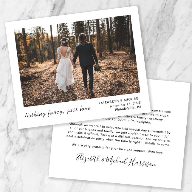 Bröllopsbudget Elopement Nu Fest Sen Foto (Skapare uppladdad)