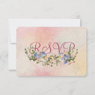 Bröllopsbukett RSVP Inbjudningar