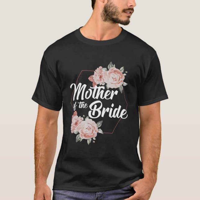  BRÖLLOPSBUKETTER i BUDENS MAMMA BLOMMIGT T Shirt (Framsida)