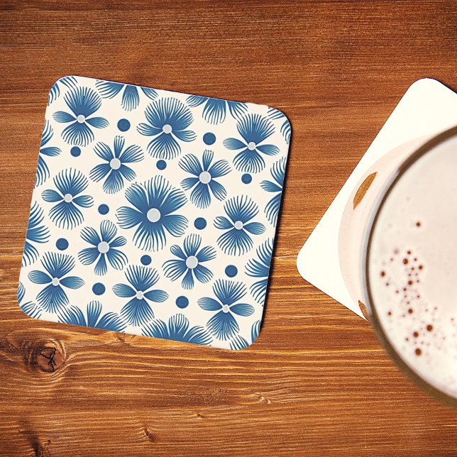 Bröllopsbuketter i mitten av århundradet | Skriv u Underlägg Papper Kvadrat (Skapare uppladdad)