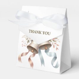 Bröllopsbuketter Klockor Rosa Blue Rosett band Bev Presentaskar