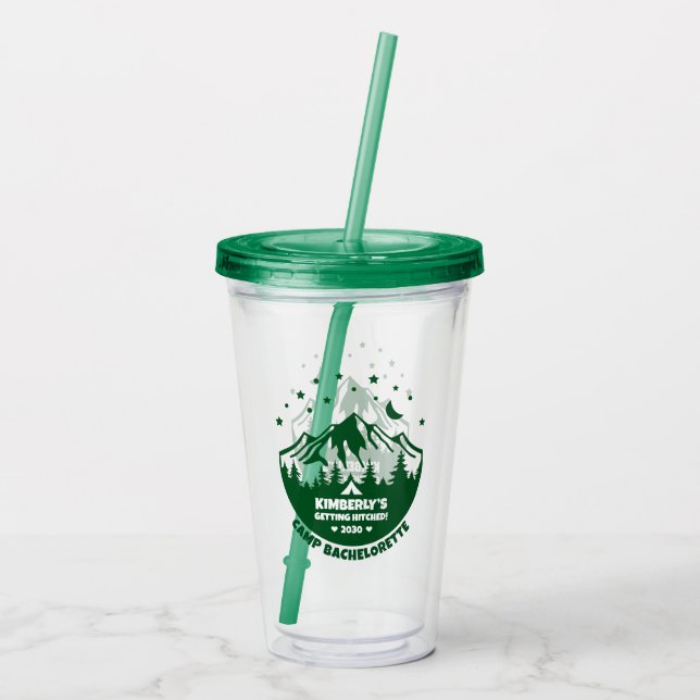 Bröllopscamping Tematisk Systerfest Saker Take Away Mugg (Baksida)