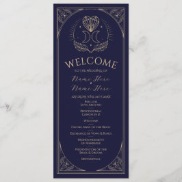 Bröllopsceremoni Kort Tarot Program Stjärnor