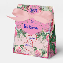 Bröllopsdag Blooming Kärlek Presentaskar
