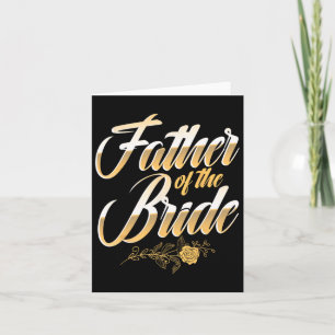 Bröllopsdag Far vid Bride Bachelor Party Bri Kort
