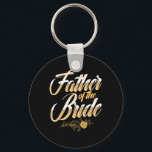 Bröllopsdag Far vid Bride Bachelor Party Bri Nyckelring<br><div class="desc">Bröllopsdag Far vid Bride Bachelor Party Brides Far 1</div>
