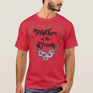 Bröllopsdag för brudgummens mamma för brudgummens t shirt