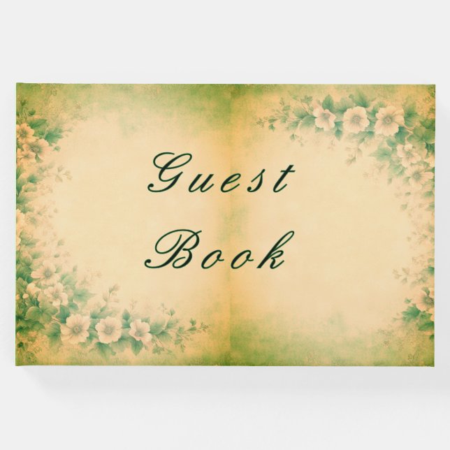 Bröllopsdag Guest Bok (Framsida)