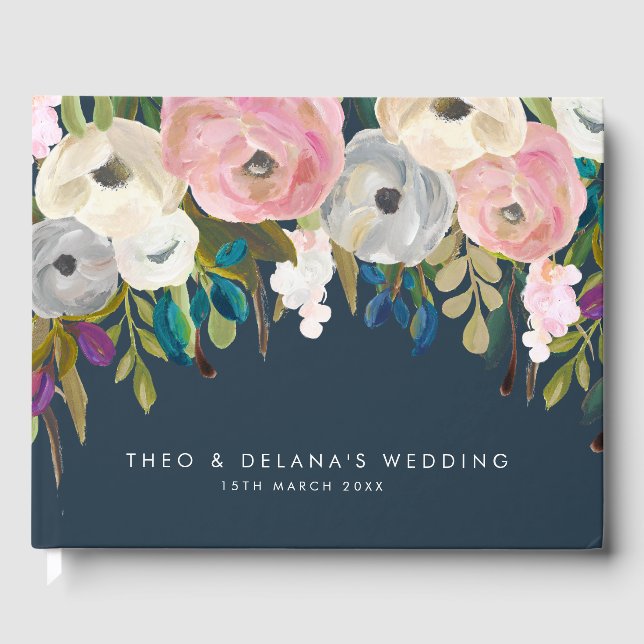 Bröllopsdag Guestbook Guest Register Keepsaké Gästböcker (Framsida)