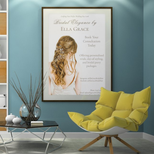 Bröllopsdag Hair Artistry Poster (Skapare uppladdad)