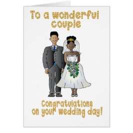 Bröllopsdag Hälsningskort