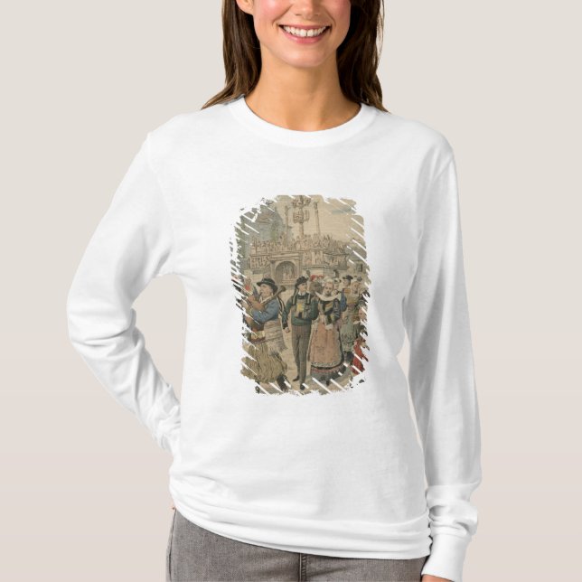 Bröllopsdag i Plougastel Brittany T-shirt (Framsida)