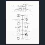 Bröllopsdag - ikontidslinje - Brev - välkomstplats Reklamblad<br><div class="desc">Denna vackra tidslinje för bröllopsdagen och välkomna brev är perfekt för vilket bröllop som helst! Redigera den här ikonens tidslinje enkelt för att passa flera olika händelser. Det finns gömt ikoner som du kan flytta och justera var som helst på tidslinjen. Lägg till eller ta bort händelser om det behövs!...</div>