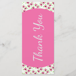 Bröllopsdag Itinerärt tackkort Program