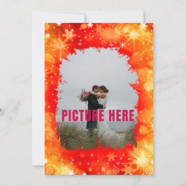 Bröllopsdag Ljusfärgad Anpassad Bild Inbjudningar