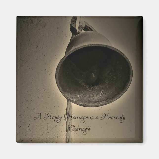 BRÖLLOPSDAG MAGNET ROMANTIC DESIGN STIL (Framsidan)